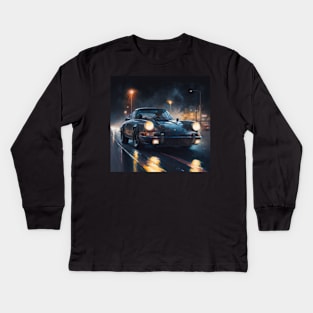 Porch 911 in the streets Kids Long Sleeve T-Shirt